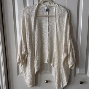 Old Navy Cream Open-Front Sweater